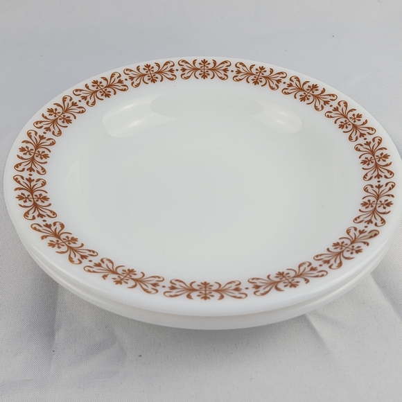 ♻️ Vintage Pyrex Copper Filigree 2-Bowls 9in - Picture 3 of 5